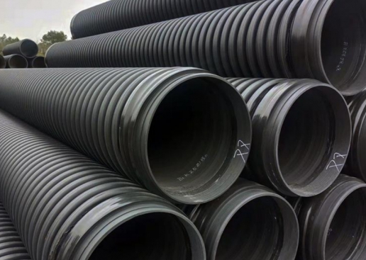 HDPE雙高筋增強(qiáng)聚乙烯纏繞管